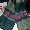 Wholesale export scarves, e-commerce live streaming, new horizontal striped triangular stitch edging, supply chain supply Item Picture